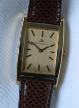 18K Jaeger LeCoultre tank circa 1960's vintage